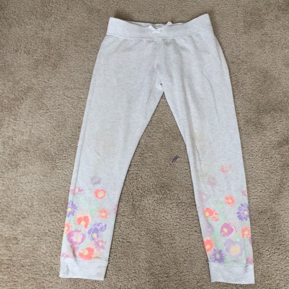 Cute flower bottom joggers